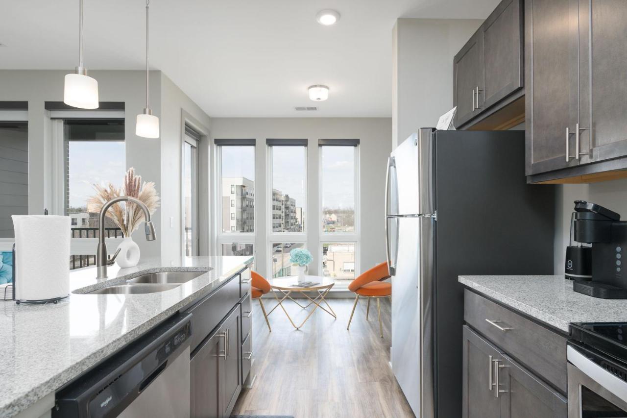 Stylish 1Br Apartment With View Indianapolis Esterno foto
